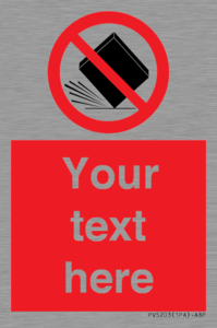 Custom Do Not Drop Sign